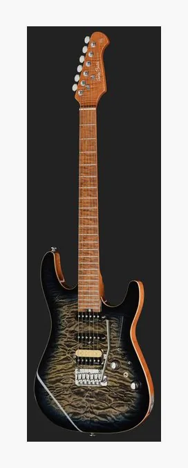 Harley Benton Fusion-IV HSS MN QBKB, pickup e manopole dei controlli