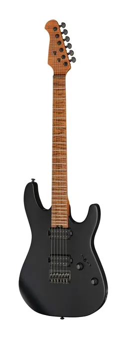 Harley Benton Fusion-IV MN HT EMG SBK visto di fronte