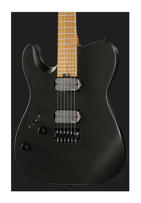 Harley Benton Fusion-T II EMG HH LH MN HT SB, manico e tastiera visti di lato