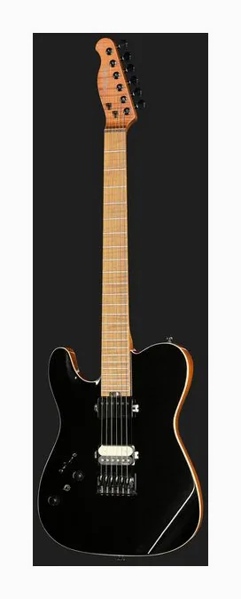Harley Benton Fusion-T II HH LH MN HT BM, curve del body viste dall'alto