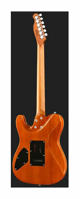 Harley Benton Fusion-T II HH RW QRB, manico e tastiera visti di lato