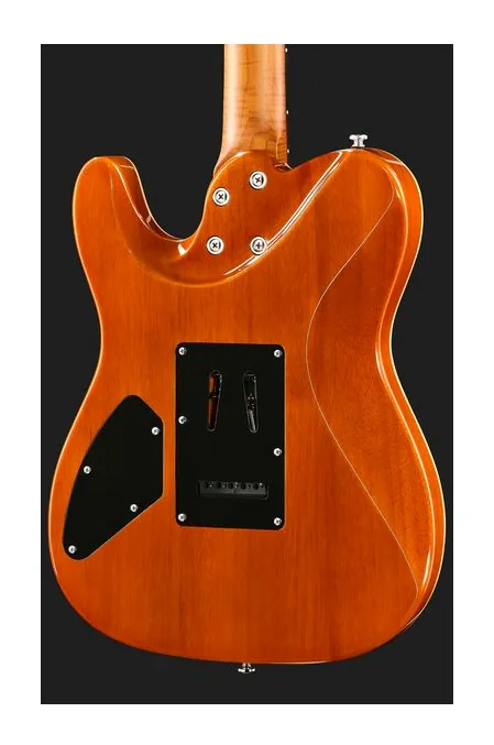 Harley Benton Fusion-T II HH RW QRB, manico e tastiera visti di lato