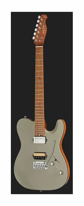 Harley Benton Fusion-T II HH MN SGR, paletta con meccaniche e logo