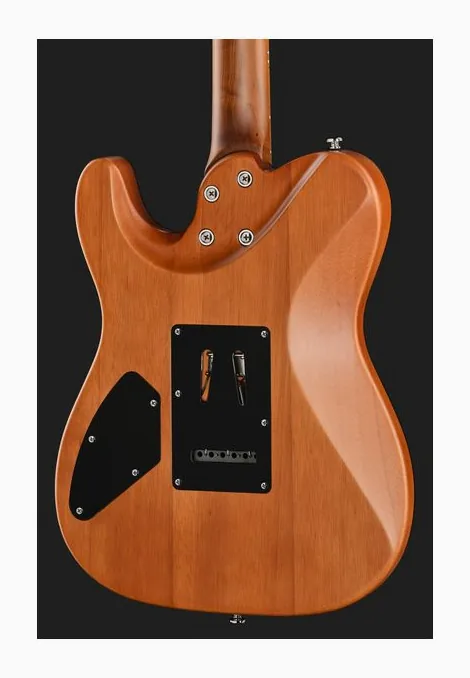 Harley Benton Fusion-T II HH MN SGR, corpo e verniciatura in primo piano