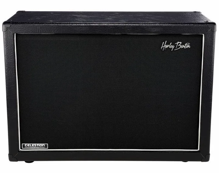 Harley Benton G212 Celestion V30, vista dall'alto della testata