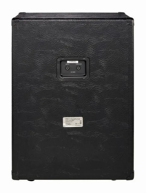 Harley Benton G212 Vertical Celestion V30, retro con le prese di collegamento