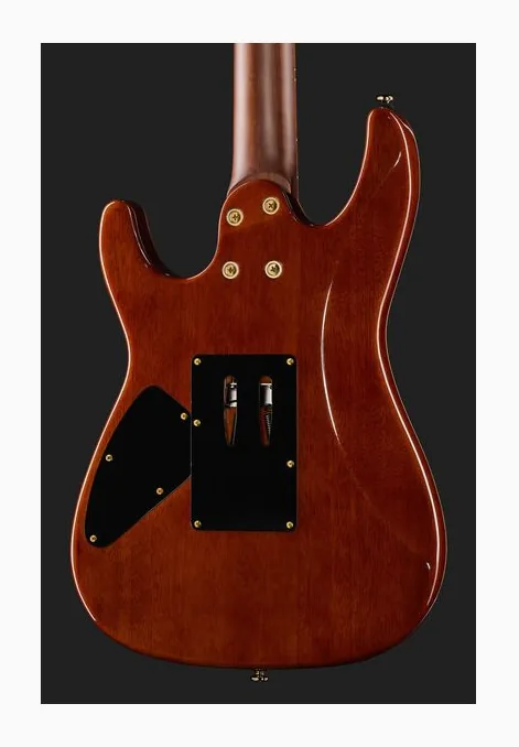 Harley Benton Guitar MAX Fusion Signature PF, profilo laterale del corpo