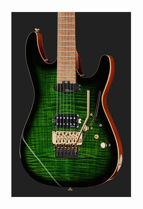 Harley Benton Guitar MAX Fusion Signature EF, vista posteriore del corpo