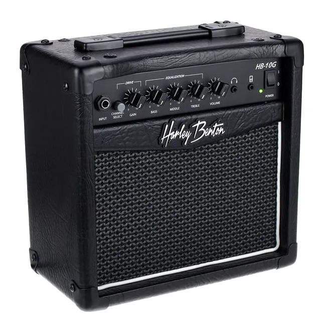 Harley Benton HB-10G, retro con le prese di collegamento
