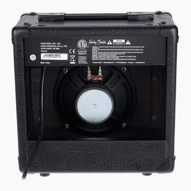 Harley Benton HB-10G, angolo del cabinet