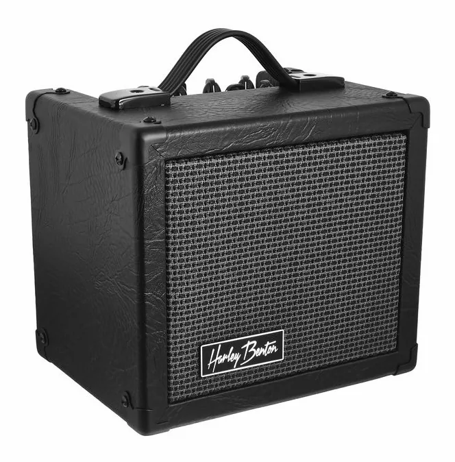 Harley Benton HB-15GXD JamBox, retro con le prese di collegamento