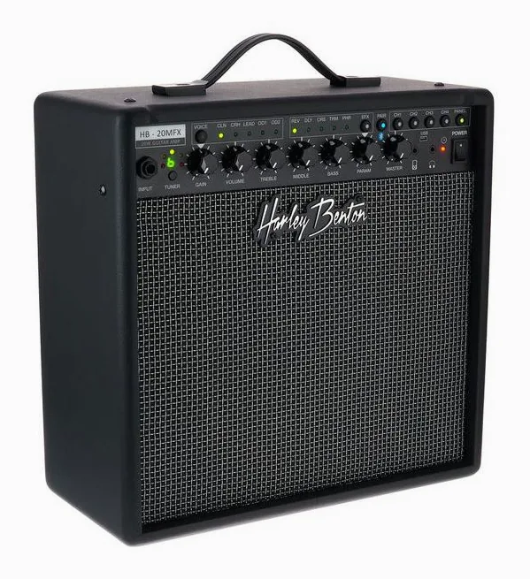 Harley Benton HB-20MFX, pannello dei controlli in primo piano