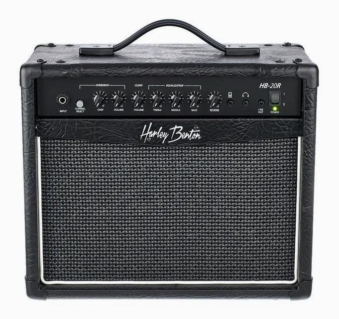 Harley Benton HB-20R, vista laterale del cabinet