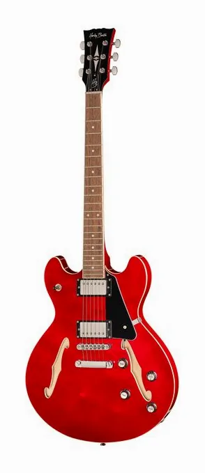 Harley Benton HB-35 CH Vintage Series fotografato frontalmente