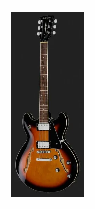 Harley Benton HB-35 VB Vintage Series, corpo e verniciatura in primo piano