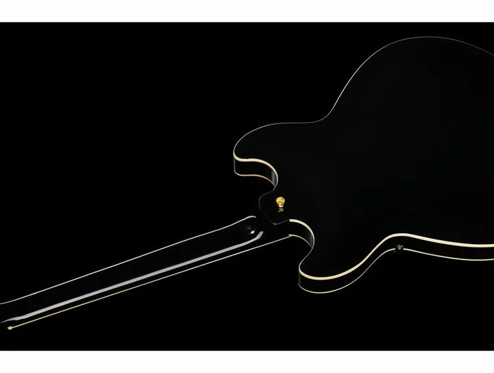 Harley Benton HB-35Plus Black w/Bag, pickup e manopole dei controlli
