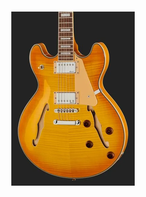 Harley Benton HB-35Plus Lemon, capotasto e prime posizioni della tastiera