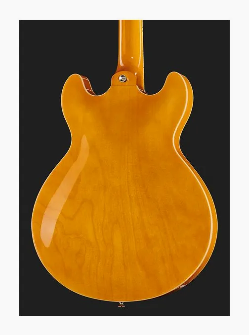 Harley Benton HB-35Plus Lemon, manico e tastiera visti di lato
