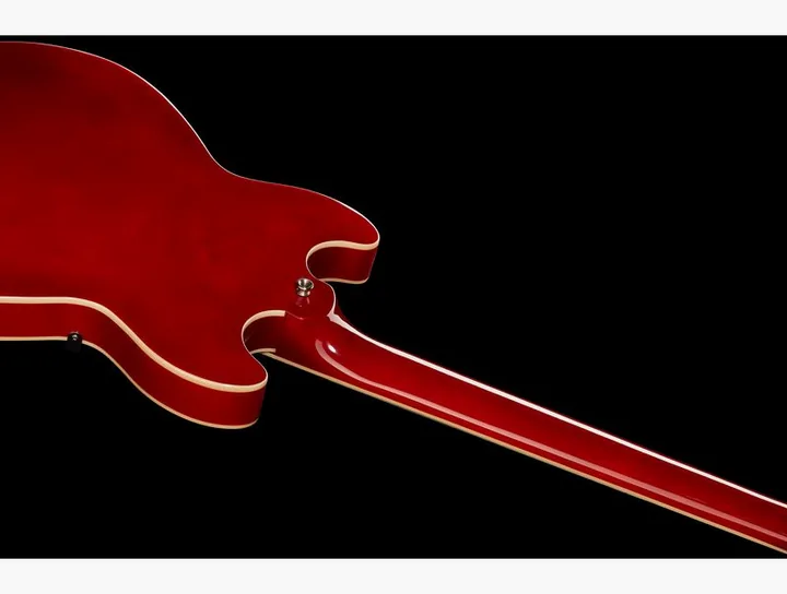 Harley Benton HB-35Plus LH Cherry w/Bag, selettore pickup e jack di uscita