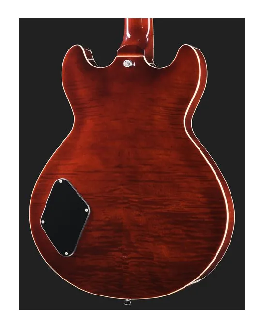 Harley Benton HB-35Plus Rotary VS, curve del body viste dall'alto
