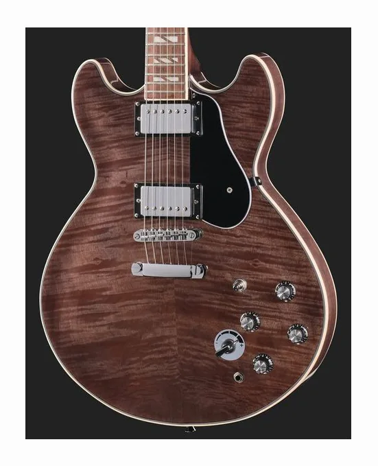 Harley Benton HB-35Plus Rotary TBK, corpo e verniciatura in primo piano