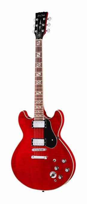 Harley Benton HB-35Plus Rotary TCH fotografato frontalmente