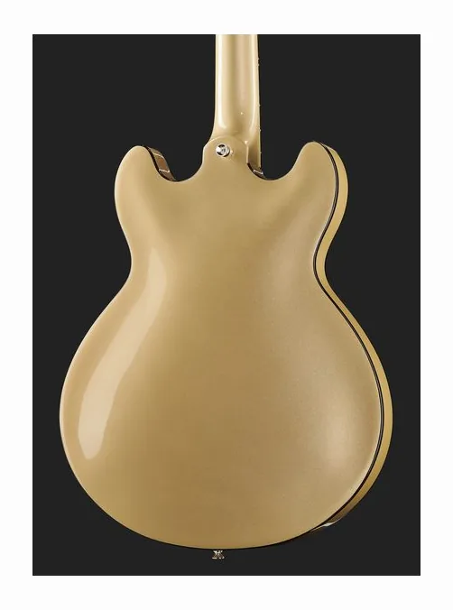 Harley Benton HB-35Plus Shoreline Gold, corpo e verniciatura in primo piano