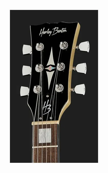 Harley Benton HB-35Plus Shoreline Gold, profilo laterale del corpo