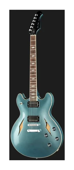 Harley Benton HB-35TL Tesla Pelham Blue, ponte e meccaniche di intonazione
