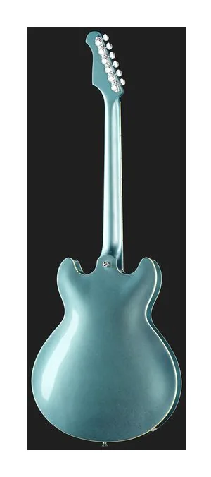 Harley Benton HB-35TL Tesla Pelham Blue, capotasto e prime posizioni della tastiera