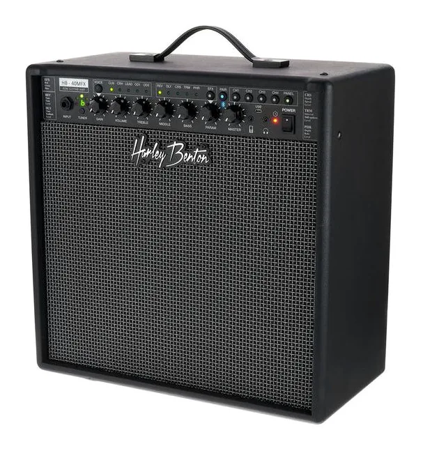 Harley Benton HB-40MFX, pannello dei controlli in primo piano