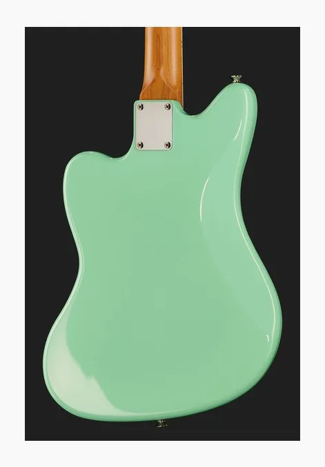 Harley Benton JA-60CC Seafoam Green, curve del body viste dall'alto