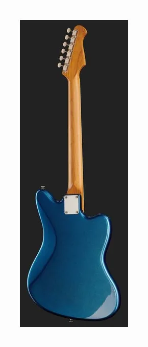 Harley Benton JA-60CC LH Lake Placid Blue, selettore pickup e jack di uscita