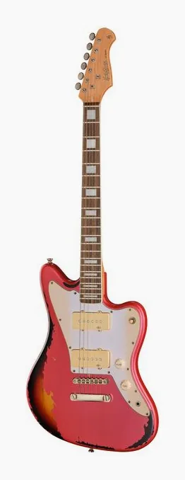 Harley Benton JA-60HA CA over SB visto di fronte