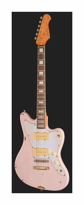Harley Benton JA-60LA SP, corpo e verniciatura in primo piano