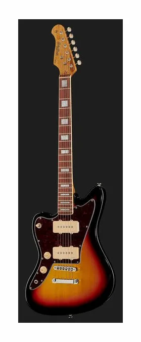 Harley Benton JA-60LH SB Vintage Series, curve del body viste dall'alto