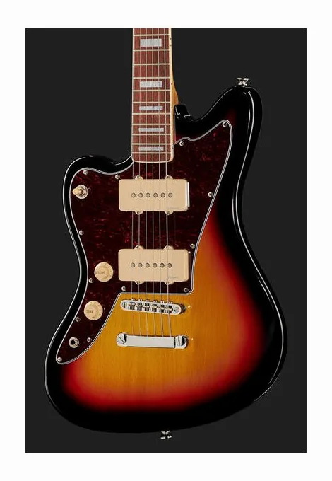 Harley Benton JA-60LH SB Vintage Series, selettore pickup e jack di uscita
