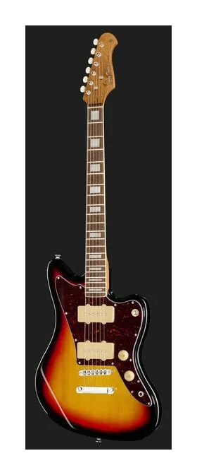 Harley Benton JA-60SB Vintage Series, vista posteriore del corpo