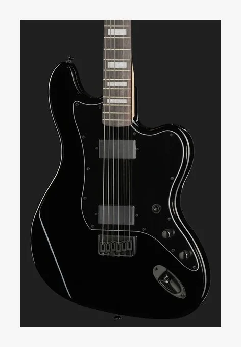 Harley Benton JA-Baritone HH BK, profilo laterale del corpo
