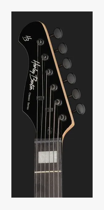 Harley Benton JA-Baritone LH BK, profilo laterale del corpo