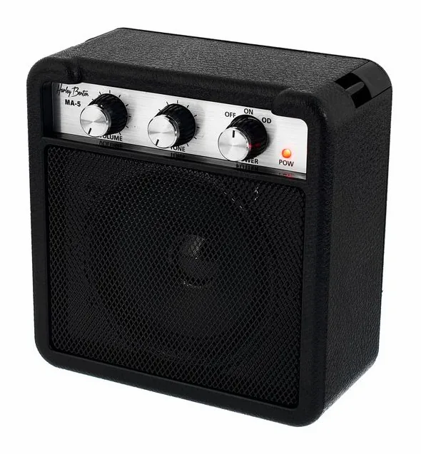 Harley Benton MA-5 Miniamp, manopole e selettore dei canali
