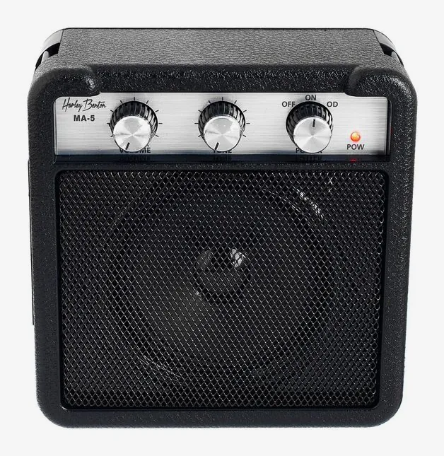 Harley Benton MA-5 Miniamp, manopole e selettore dei canali