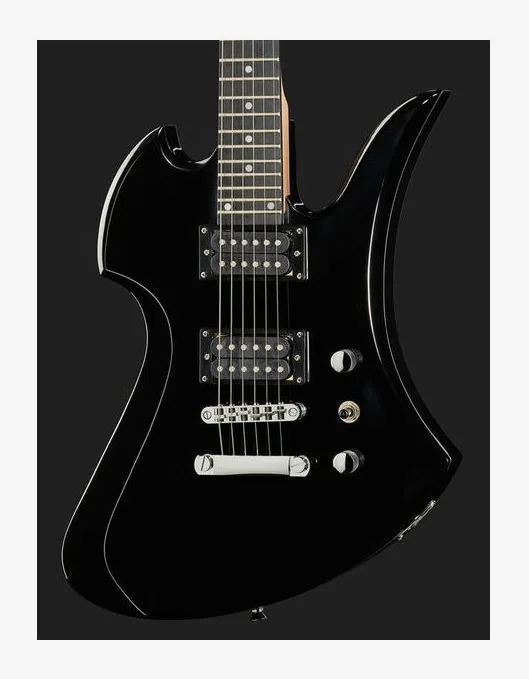 Harley Benton MB-20BK Rock Series, vista posteriore del corpo
