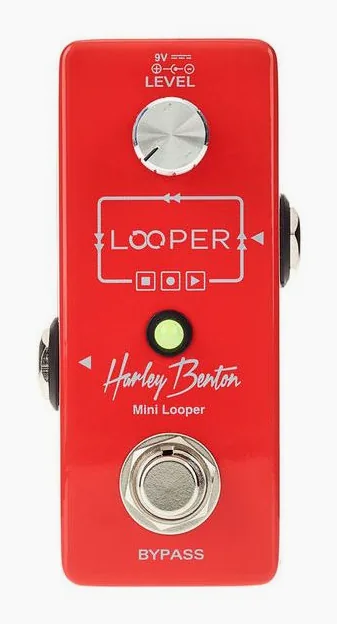 Harley Benton Mini Looper, led e interruttore a pedale