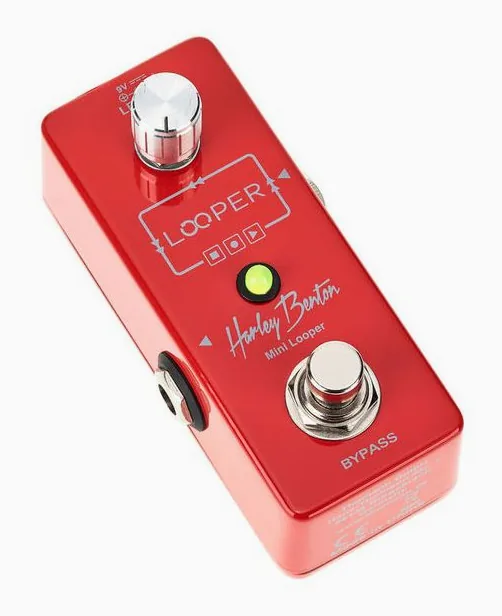 Harley Benton Mini Looper, grafica del pannello superiore