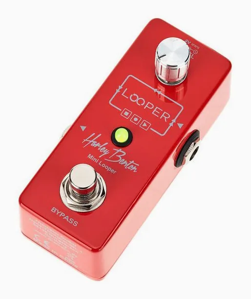 Harley Benton Mini Looper in primo piano frontale