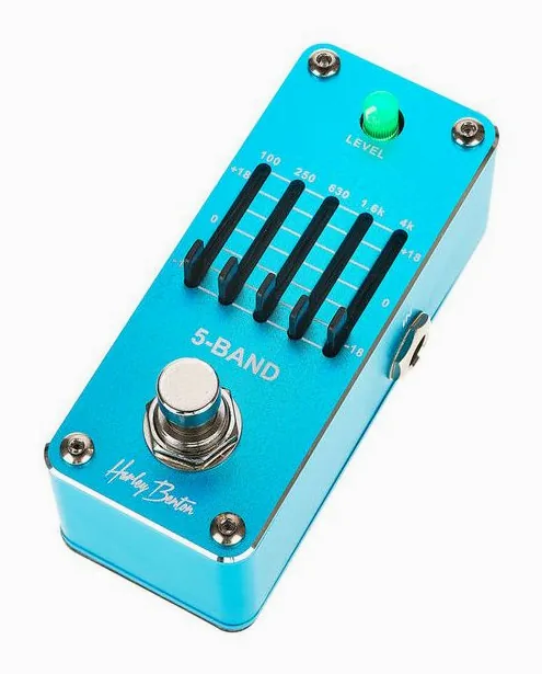 Harley Benton MiniStomp 5-Band, ingressi e uscite laterali