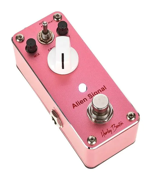 Harley Benton MiniStomp Alien Signal, manopole viste dall'alto