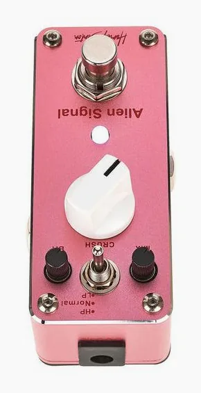 Harley Benton MiniStomp Alien Signal, manopole viste dall'alto