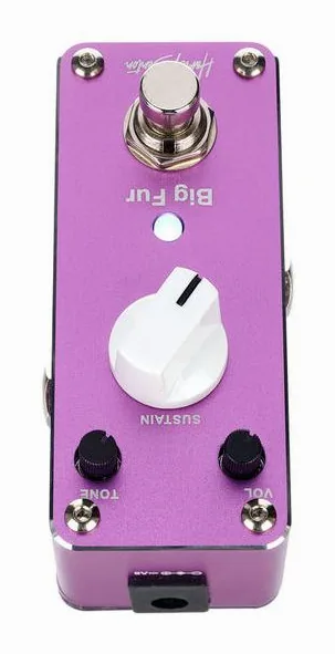 Harley Benton MiniStomp Big Fur, connettori sul retro dell'unita
